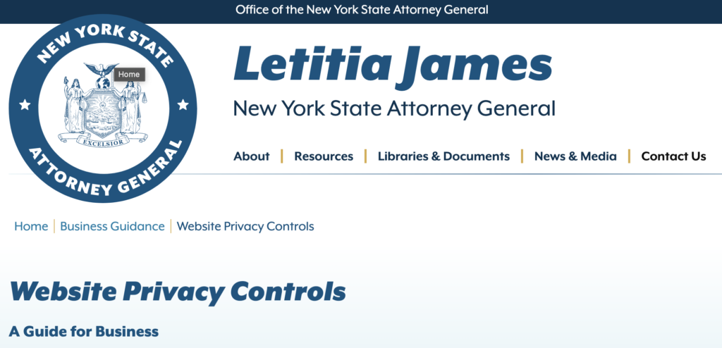 NY Attorney General Data Privacy Regulations